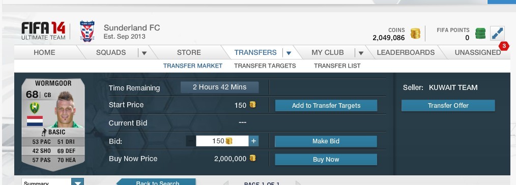 FIFA 14 COINS 2000K